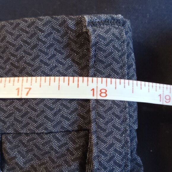 Roundtree and Yorke Men's 36 Black Gray Performance Golf Shorts - Picture 4 of 5